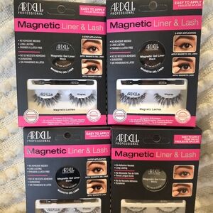 4 Boxes Ardell Magnetic Liner & Lash Sets - Black
